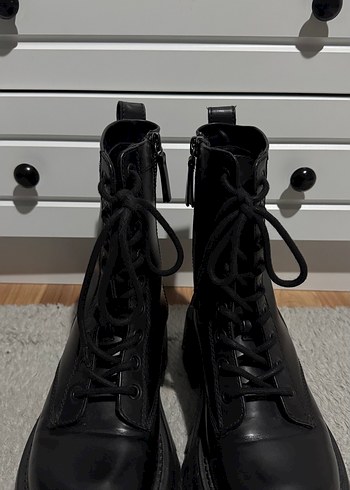 Siyah Suni Deri Zara bot - Görsel 4