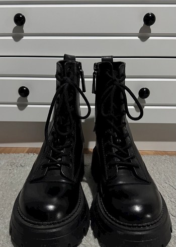 Siyah Suni Deri Zara bot - Görsel 3