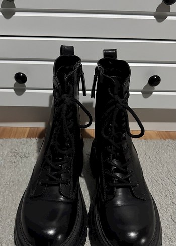 Siyah Suni Deri Zara bot - Görsel 5