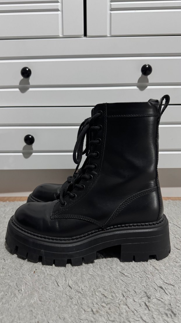 Siyah Suni Deri Zara bot - Görsel 2