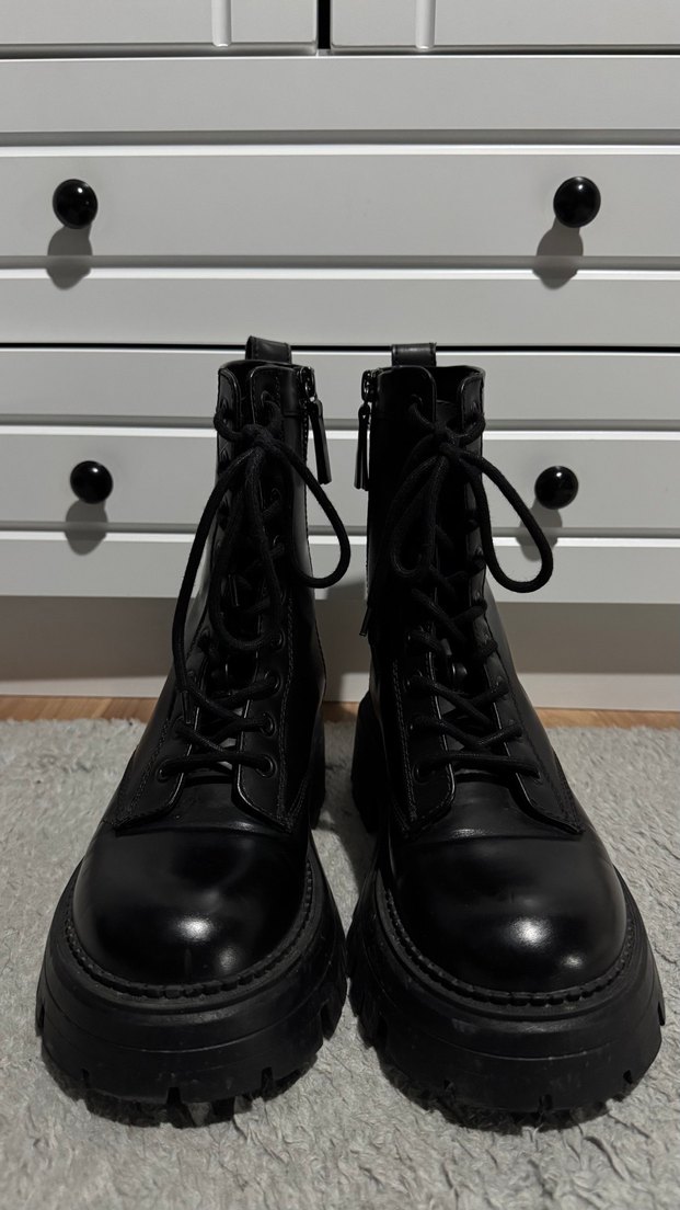 Siyah Suni Deri Zara bot - Görsel 3