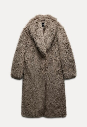 zara uzun kürk peluş