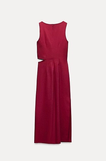 Zara zara ZW COLLECTİON cut out detaylı elbise