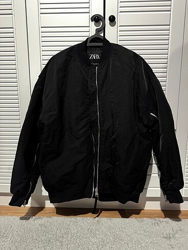 zara fermuar detaylı viral bomber ceket