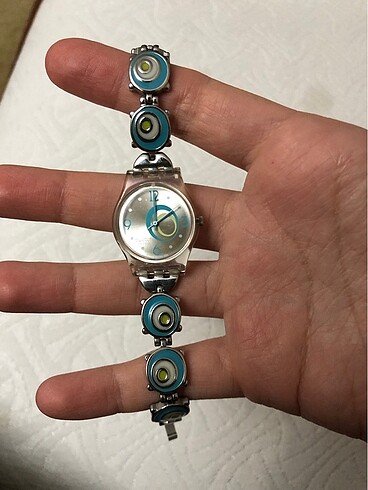  Beden turkuaz Renk Orijinal Swatch Saat