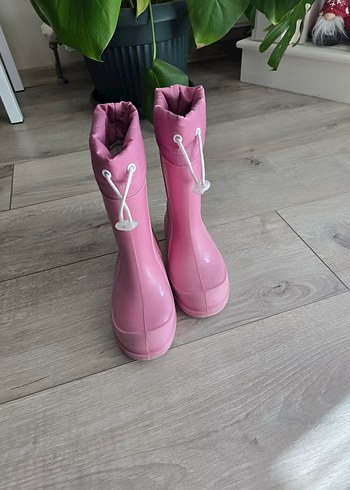 Defacto Kız Çocuk Pastel Pembe Lastik Bot Velcro