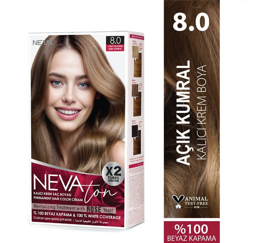 Neva Nevaton 8.32 Açık Bal Kumral Saç Boyası - Görsel 2