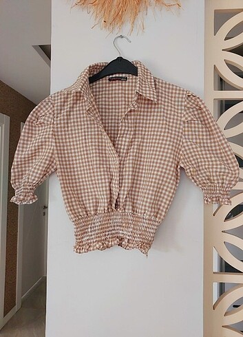 Kare Desenli Crop