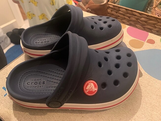24 Beden lacivert Renk Crocs Çocuk Terlik