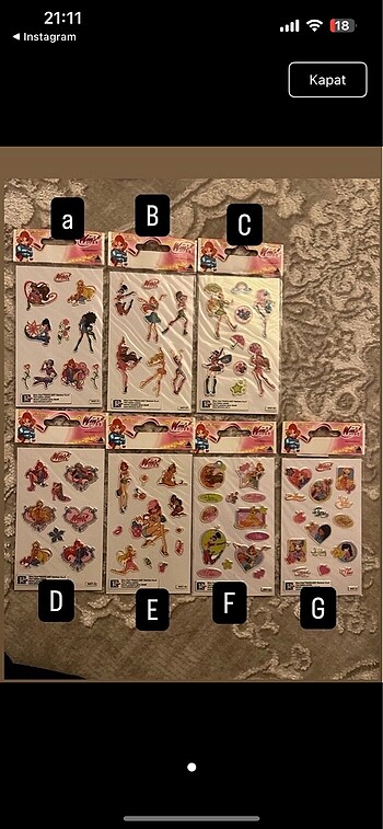 Winx club sticker
