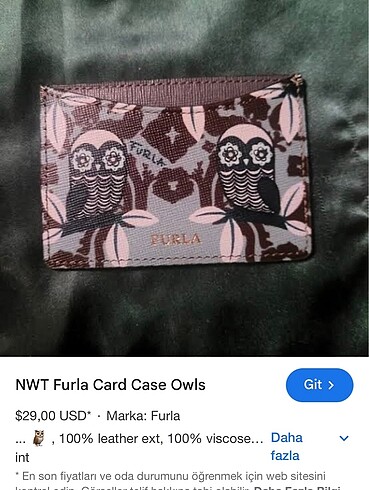 Beden çeşitli Renk Furla kartlık