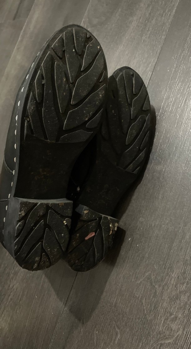 Siyah Deri Goth Kadın Botları - Görsel 4