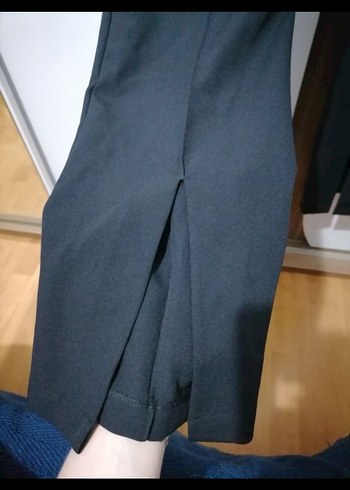 Siyah Kadın Kumaş Pantolon - Görsel 3