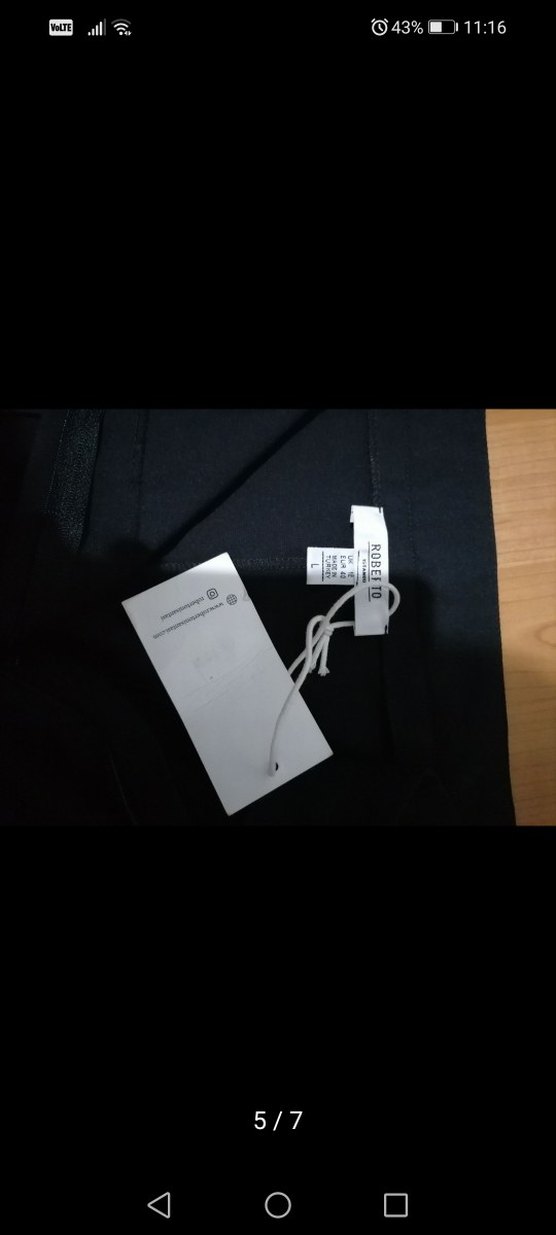 Siyah Kadın Kumaş Pantolon - Görsel 5