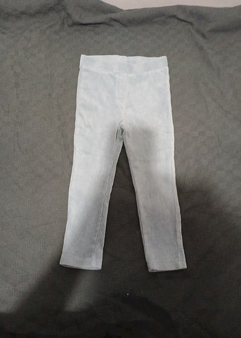 Kız Çocuk Beyaz Denim Tayt