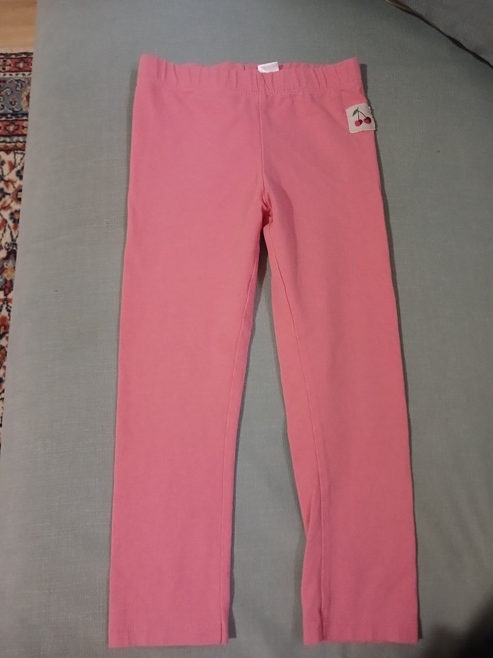 Kız Çocuk Pembe Tayt - Görsel 2