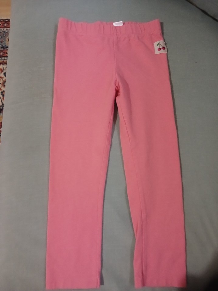 Kız Çocuk Pembe Tayt - Görsel 3