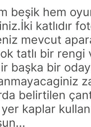  Beden Pembe Oyun Parkı Yatak