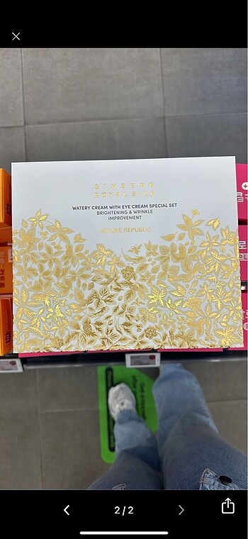 Diğer Nature republic altın tozlu krem seti