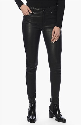 32 Beden Skinny deri pantolon
