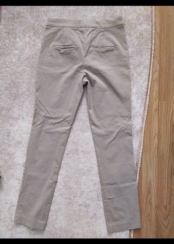 Kadın Bej Midi Kumaş Pantolon - Görsel 2