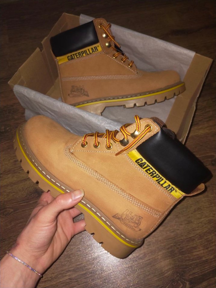 Kahverengi Caterpillar Erkek Bot - Görsel 4