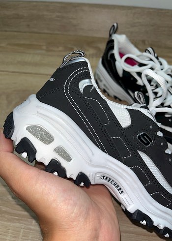 40 Beden beyaz Renk Skechers Kadın Renkli Platform Spor Ayakkabı