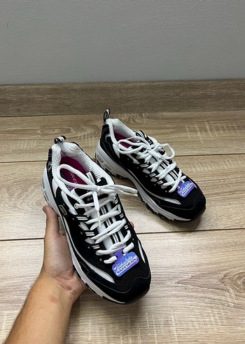 Skechers Skechers Kadın Siyah Beyaz Platform Spor Ayakkabı