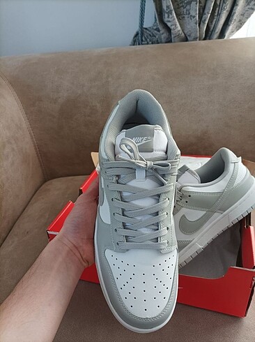 38 Beden gri Renk Nike Dunk Low Grey