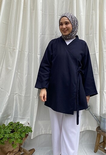 diğer Beden lacivert Renk Kimono
