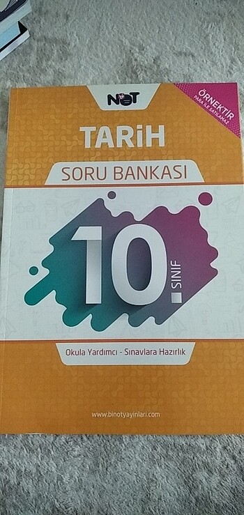 bi not yayınları 10.sınıf tarih soru bankası 