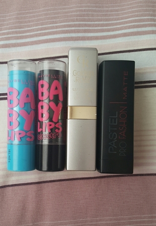 pastel goldenrose babylips