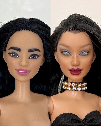 Bella Hadid Barbie repaint kafa
