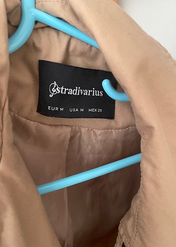 Stradivarius Bej Kadın Midi Trençkot