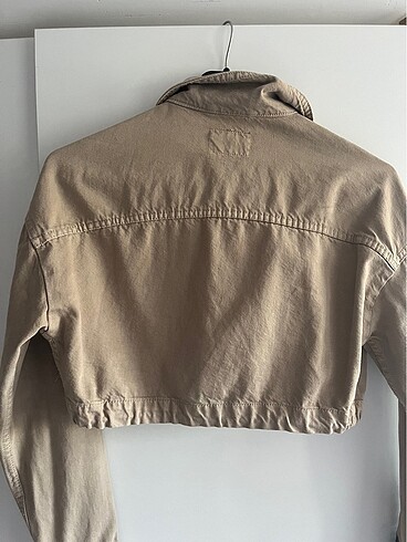 xs Beden camel Renk BERSHKA crop ceket
