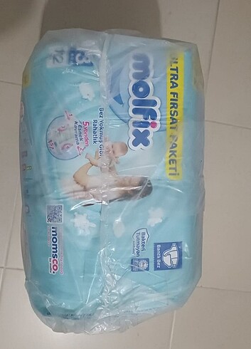 3 Beden: 4-9 kg Beden Renk Molfix 3 numara bebek bezi