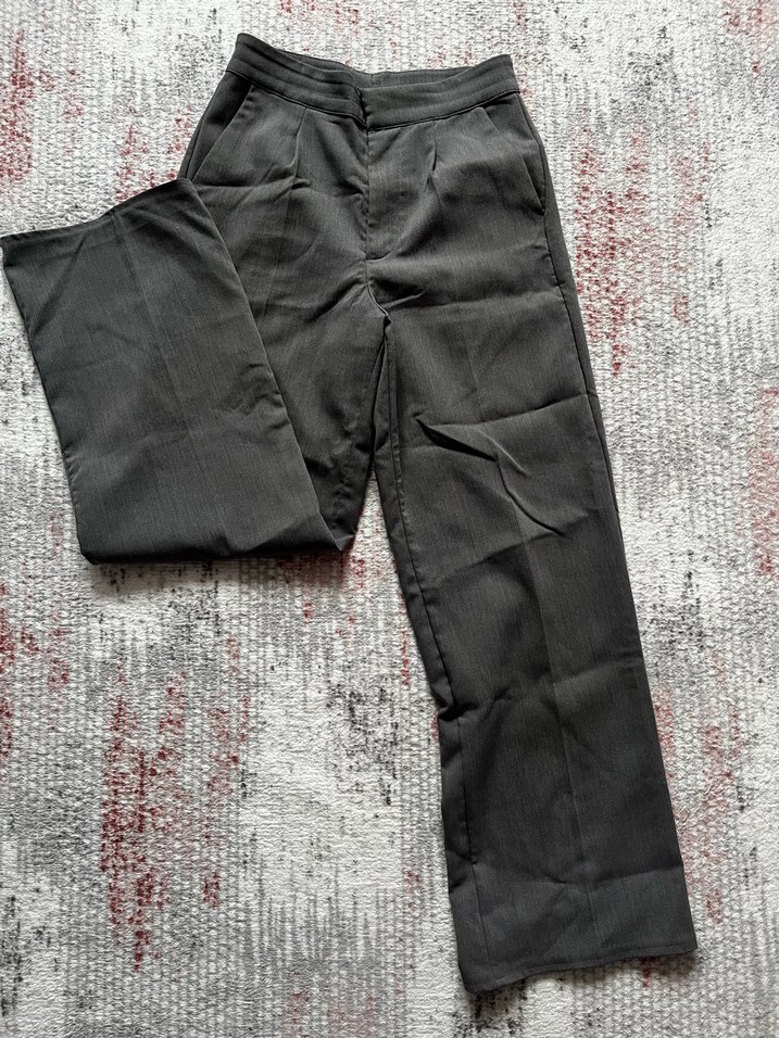 GRİ KUMAŞ PANTOLON - Görsel 2