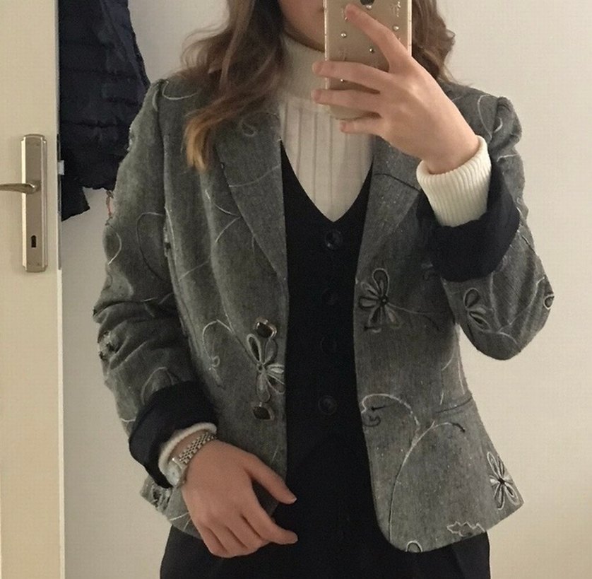 VİNTAGE BLAZER CEKET - Görsel 4