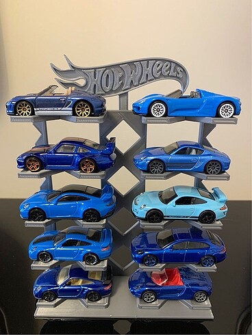 hotwheels 10?lu model araba stand