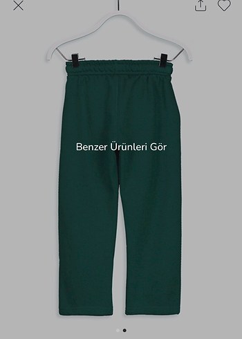 LC Waikiki Erkek Çocuk Koyu Yeşil Bol Kesim eşofman Pantolon