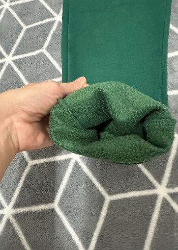 4 Yaş Beden Erkek Çocuk Koyu Yeşil Bol Kesim eşofman Pantolon