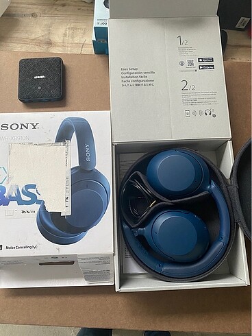 Sony wireless kulaklık. Gürültü engelleme WH-XB910N