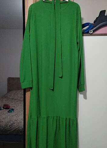 Yeşil bayan elbise