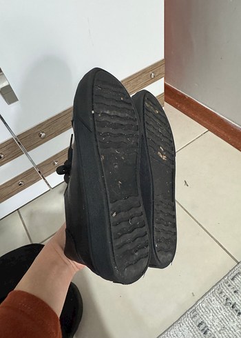 Siyah Kadın Sneakers - Görsel 4