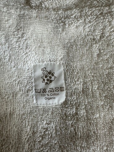 Organik Bebek Banyo Havlu Takımı Panço - Görsel 6