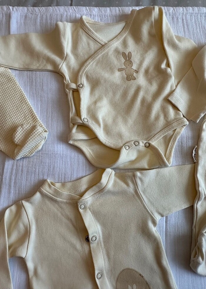 8 Parça Yenidoğan Hastane Çıkış Seti - Görsel 5