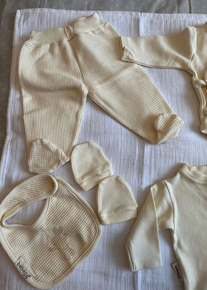 8 Parça Yenidoğan Hastane Çıkış Seti - Görsel 3