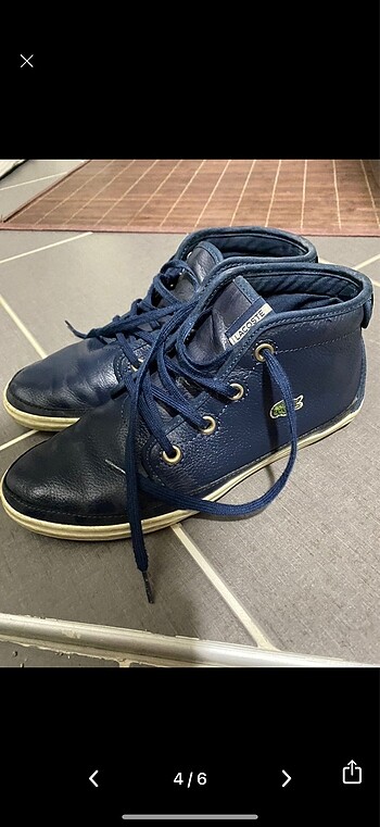 38 Beden lacivert Renk Lacoste ayakkabı