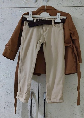 Erkek Çocuk Kahverengi Düğmeli Ceket - Görsel 4