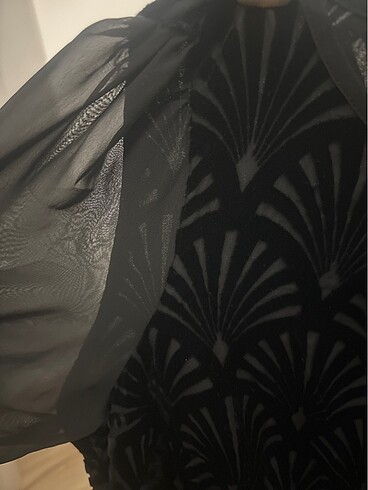 Kadın siyah elbise - Görsel 4